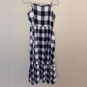 Women’s checkered black and white Dress